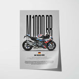 2020-2022 M1000RR Motorcycle Poster