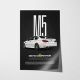 M5 Competition (F10) Car Poster