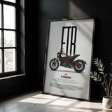 FTR1200 Motorcycle Poster
