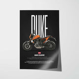 2017 690 Duke Motorcycle Poster