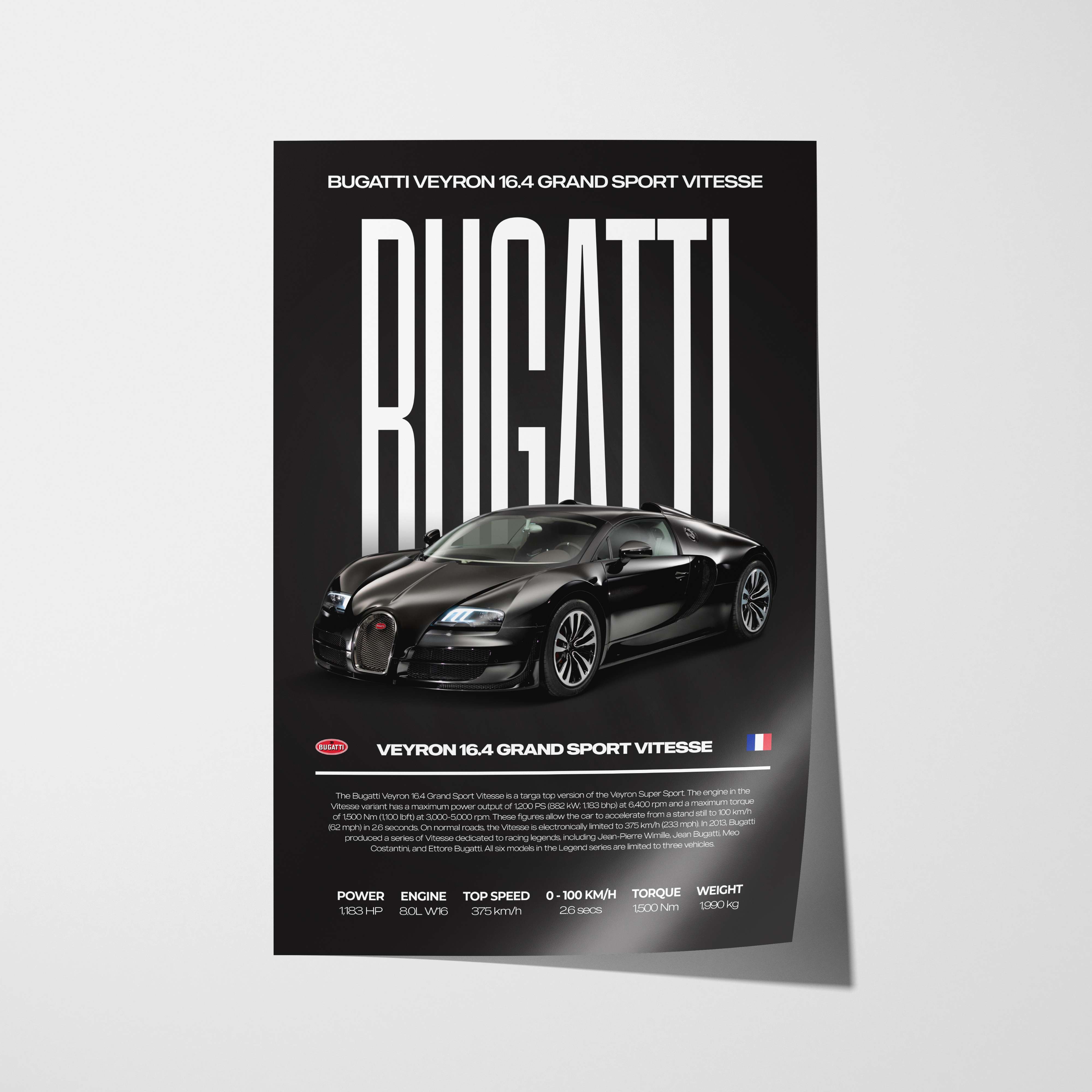 Bugatti Veyron Poster