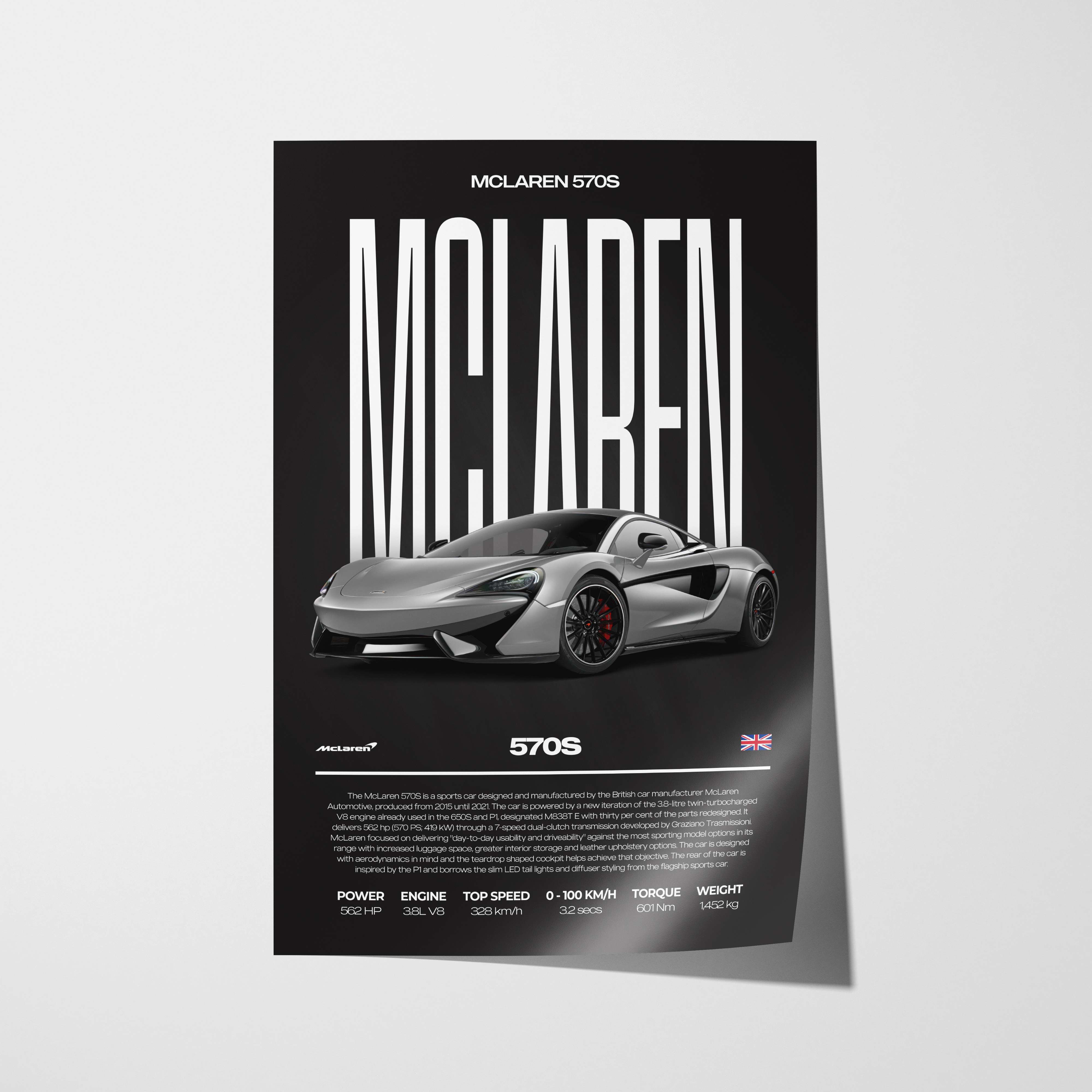 McLaren 570S Poster