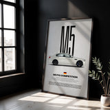 M5 Competition (F10) Car Poster