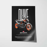 890 Duke R Motorcycle Poster