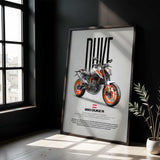 890 Duke R Motorcycle Poster