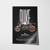 890 Duke R Motorcycle Poster
