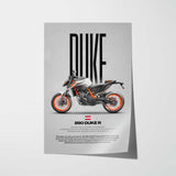 890 Duke R Motorcycle Poster
