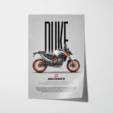 890 Duke R Motorcycle Poster