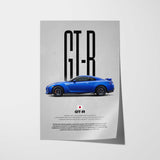 GT-R Car Poster