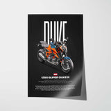 2020-2023 1290 Super Duke R Motorcycle Poster