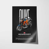 2020-2023 1290 Super Duke R Motorcycle Poster