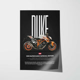 2016 1290 Super Duke R Special Edition Motorcycle Poster