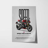 2024 Speed Triple 1200 RS Motorcycle Poster