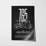 Street Triple 765 RS Motorcycle Poster