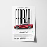 Ferrari 812 Superfast Poster