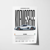 Koenigsegg CC850 Poster