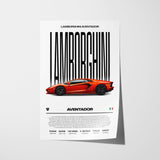 Lamborghini Aventador Poster