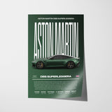 Aston Martin DBS Superleggera Poster