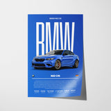 BMW M2 CS Poster