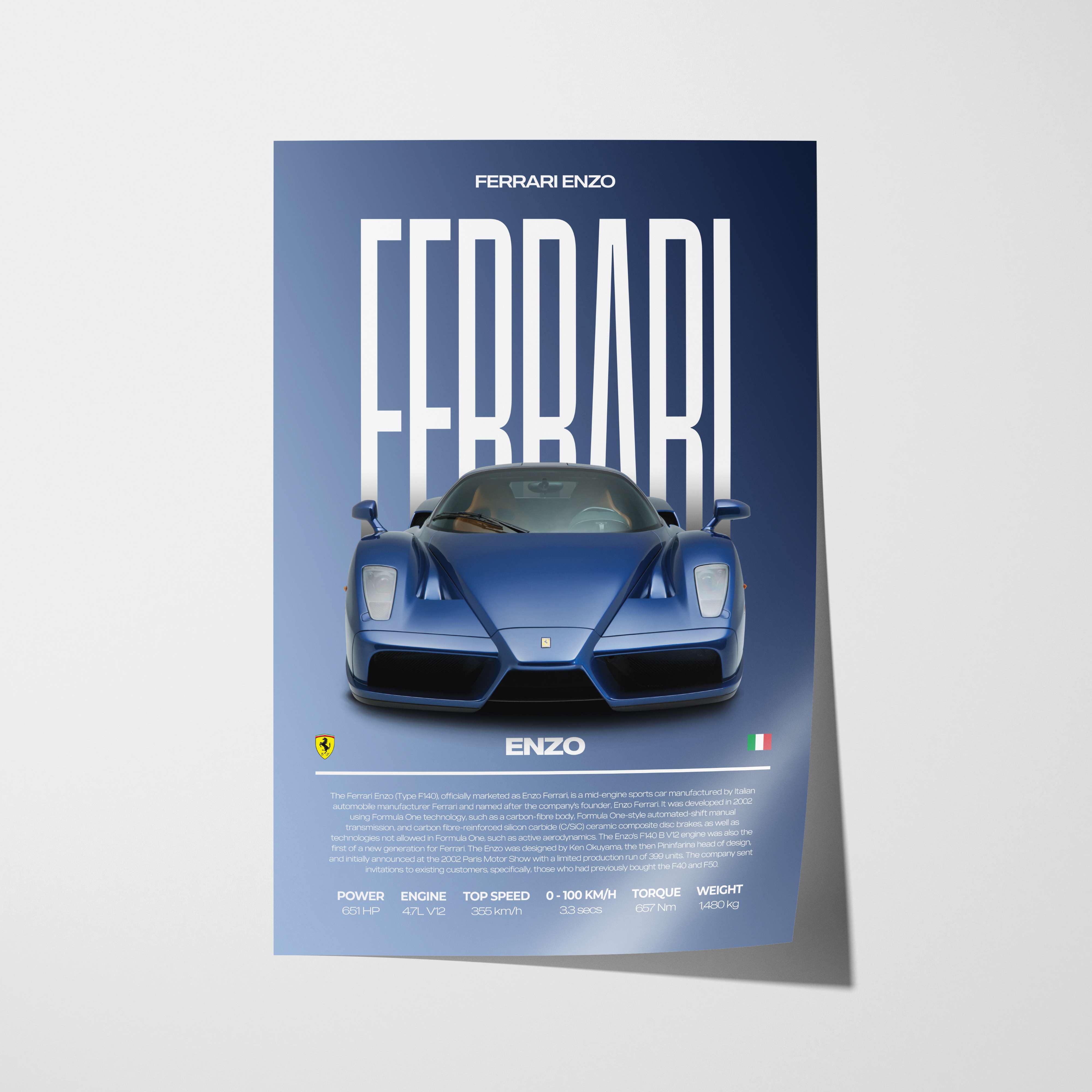 Ferrari Enzo Poster