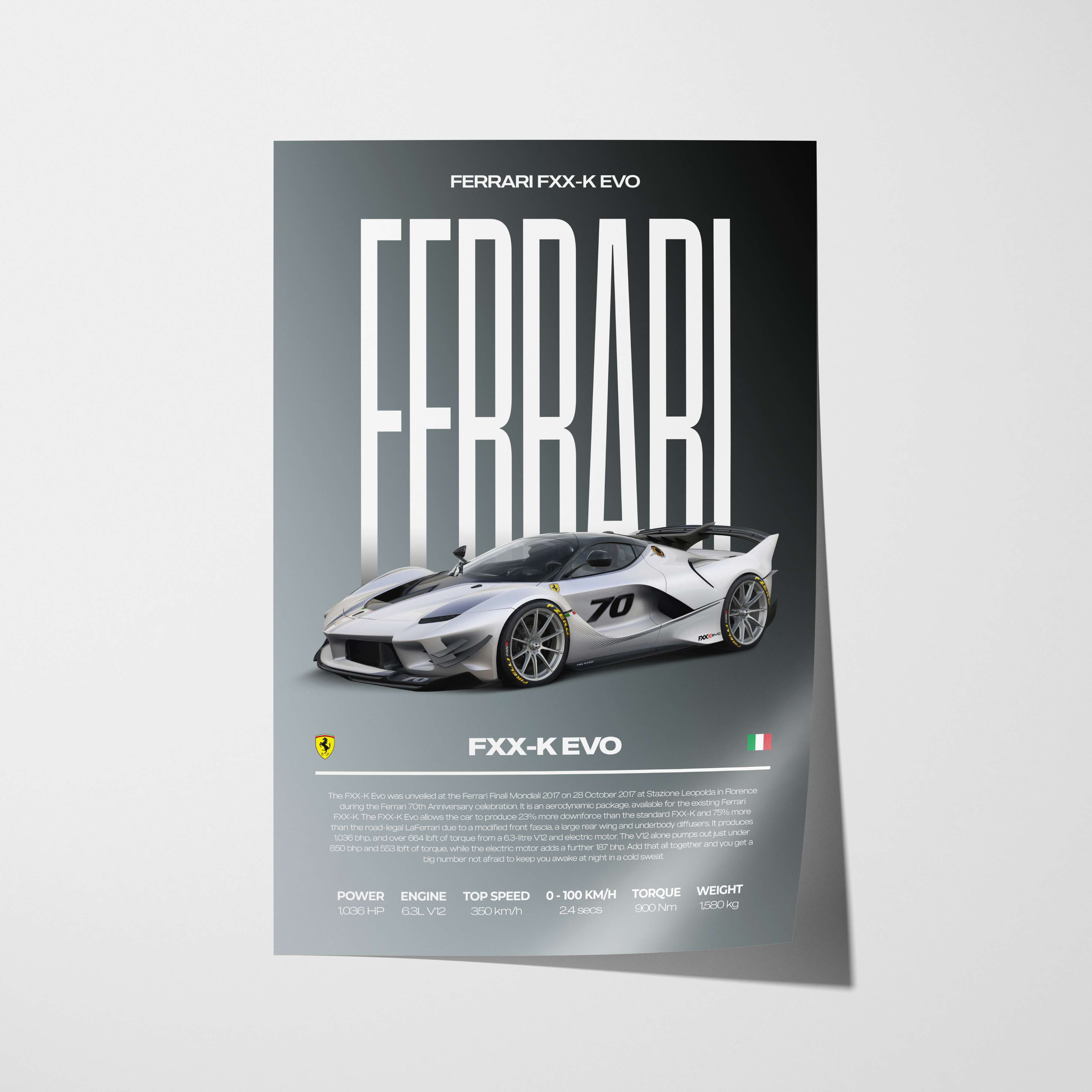 Ferrari FXX-K EVO Poster