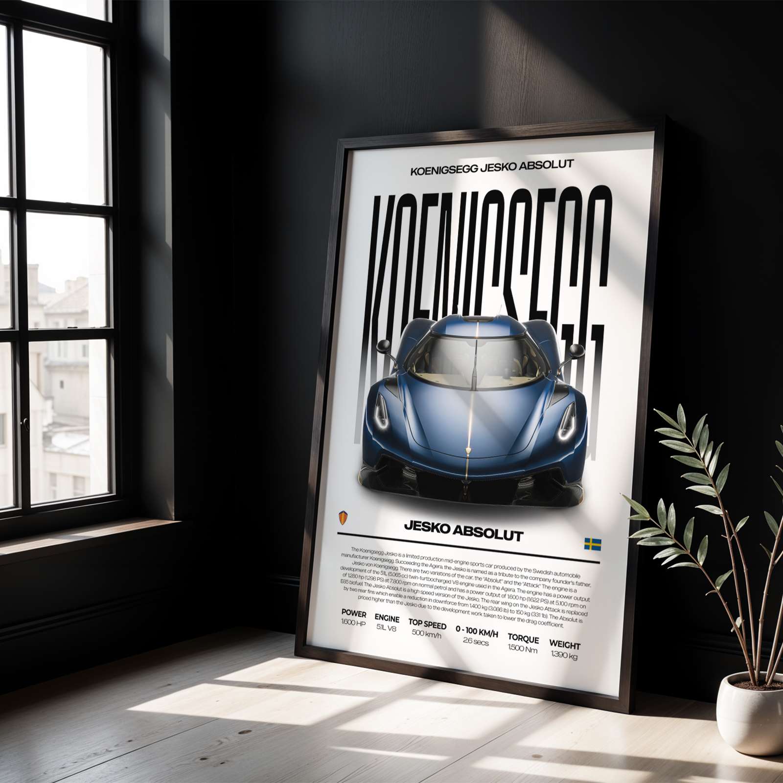 Koenigsegg Jesko Absolut Poster