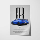 GT-R Car Poster