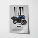 NIKEN GT Motorcycle Poster