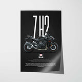 Z H2 Motorcycle Poster