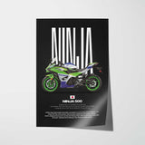 Ninja 500 Motorcycle Poster
