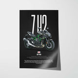 Z H2 Motorcycle Poster