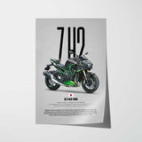 2023 Z H2 SE Motorcycle Poster