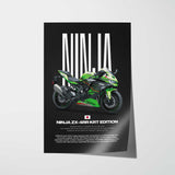 2024 Ninja ZX-4RR KRT Edition Motorcycle Poster