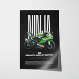 2025 Ninja ZX-4RR KRT Edition Motorcycle Poster