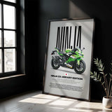 2025 Ninja ZX-4RR KRT Edition Motorcycle Poster