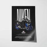 NIKEN Motorcycle Poster