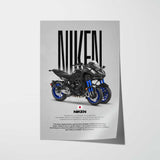 NIKEN Motorcycle Poster