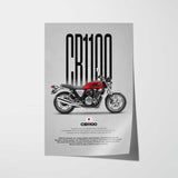 CB1100 Motorcycle Poster