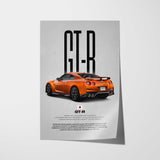 GT-R Car Poster