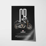 2021-2023 CB650R Motorcycle Poster