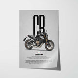 2021-2023 CB650R Motorcycle Poster