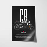 2018 CB300R Motorcycle Poster