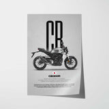 2018 CB300R Motorcycle Poster