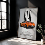 GT-R Car Poster