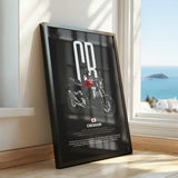2018 CB300R Motorcycle Poster