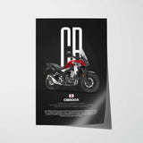 2019-2020 CB500X Motorcycle Poster