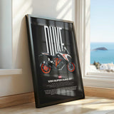 2019 1290 Super Duke GT Motorcycle Poster