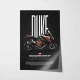 2019 1290 Super Duke GT Motorcycle Poster