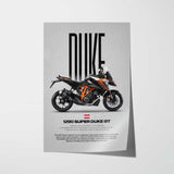 2019 1290 Super Duke GT Motorcycle Poster