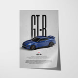 GT-R Car Poster